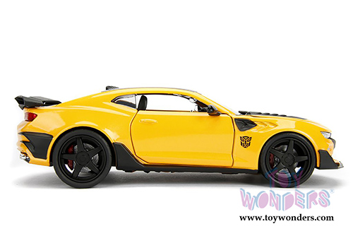 Jada Toys - Metals Die Cast | TRANSFORMERS 5 Chevy&reg; Camaro&reg; Bumblebee&reg; (2016, 1/24, diecast model car, Yellow w/Black) 98399