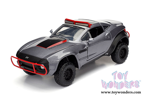 Jada Toys Fast & Furious - Letty's Rally Fighter Hard Top (1/24 scale diecast model car, Gray w/Red) 98433