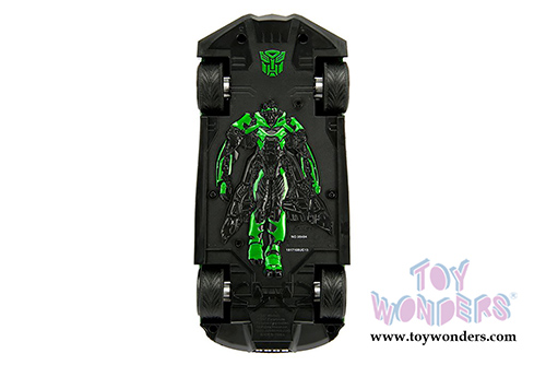 Jada Toys - Metals Die Cast | TRANSFORMERS 5 Crosshairs® Chevy® Corvette® Stingray™ (2016, 1/24, diecast model car, Metallic Green w/Black) 98499