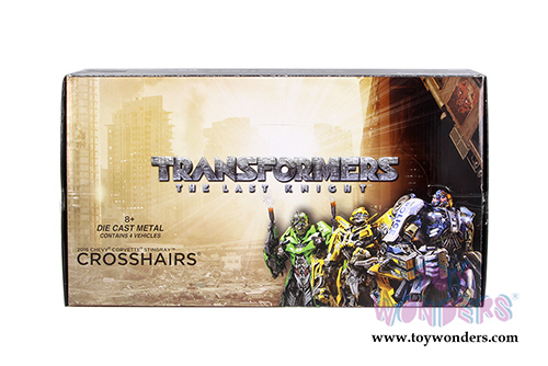 Jada Toys - Metals Die Cast | TRANSFORMERS 5 Crosshairs&reg; Chevy Corvette Stingray&trade; (2016, 1/24, diecast model car, Metallic Green w/Black) 98525