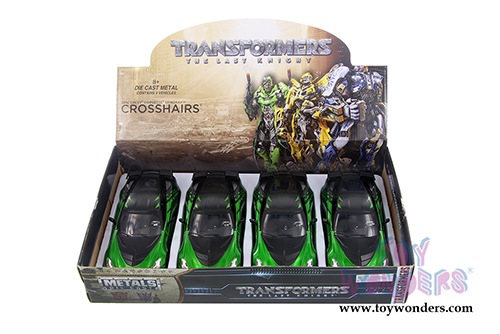 Jada Toys - Metals Die Cast | TRANSFORMERS 5 Crosshairs&reg; Chevy Corvette Stingray&trade; (2016, 1/24, diecast model car, Metallic Green w/Black) 98525