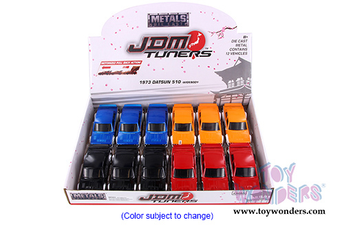 Jada Toys - Metals Die Cast | JDM Tuners&trade; Datsun 510 Widebody #73 (1973, 1/32, diecast model car, Asstd.) 98562DP1