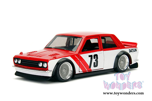 Jada Toys - Metals Die Cast | JDM Tuners&trade; Datsun 510 Widebody #73 (1973, 1/32, diecast model car, Asstd.) 98572WA1