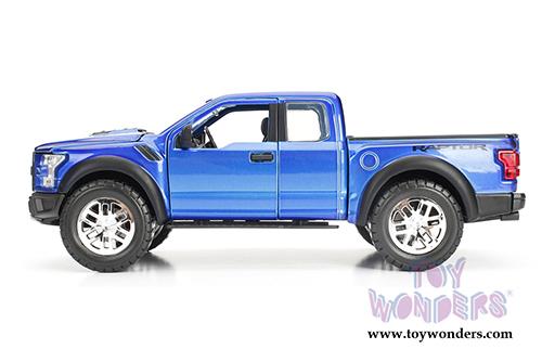 Jada Toys Just Trucks - Ford F-150 Raptor Pickup (2017, 1/24 scale diecast model car, Blue) 98583