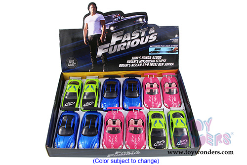 Jada Toys Fast & Furious - F8 Assortment "The Fate of the Furious" Movie (1/32 scale diecast model car, Asstd.) 98674DP1