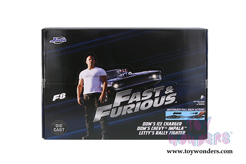 Jada Toys Fast & Furious - F8 Assortment "The Fate of the Furious" Movie (1/32 scale diecast model car, Asstd.) 98674DP2