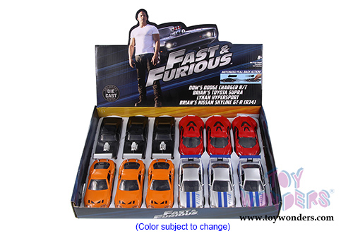 Jada Toys Fast & Furious - F8 Assortment "The Fate of the Furious" Movie (1/32 scale diecast model car, Asstd.) 98674DP5
