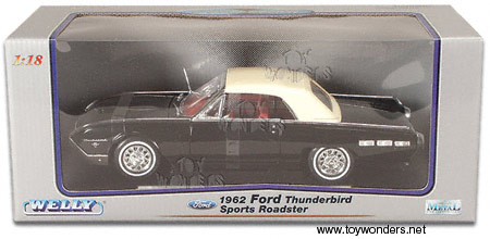 Ford Thunderbird Sports Roadsters (1962, 1:18, Black) 9868
