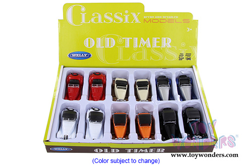 Welly - Old Timer Collection (1/34 - 1/39 scale diecast model car, Asstd.) 98870D