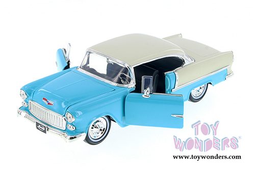 Jada Toys Showroom Floor - Chevy Bel Air Hard Top (1955, 1/24 scale diecast model car, Asstd.) 98888D