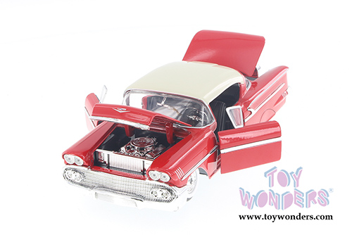 Jada Toys Showroom Floor - Chevy Impala Hardtop (1958, 1/24 scale diecast model car, Asstd.) 98897D
