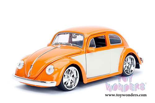Jada Toys - Metals Die Cast Bigtime Kustoms | Volkswagen Beetle Hardtop (1959, 1/24 scale diecast model car, Asstd.) 99018WA1