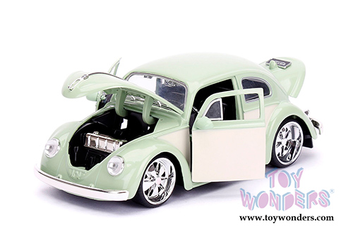 Jada Toys - Metals Die Cast Bigtime Kustoms | Volkswagen Beetle Hardtop (1959, 1/24 scale diecast model car, Asstd.) 99018WA1