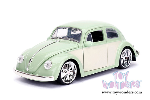 Jada Toys - Metals Die Cast Bigtime Kustoms | Volkswagen Beetle Hardtop (1959, 1/24 scale diecast model car, Green) 99020