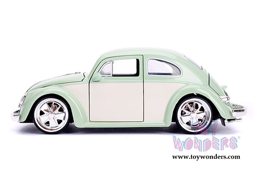 Jada Toys - Metals Die Cast Bigtime Kustoms | Volkswagen Beetle Hardtop (1959, 1/24 scale diecast model car, Green) 99020