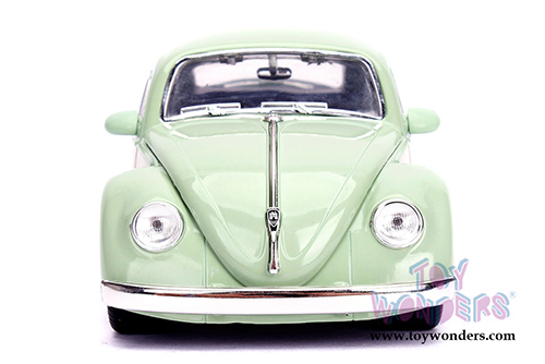 Jada Toys - Metals Die Cast Bigtime Kustoms | Volkswagen Beetle Hardtop (1959, 1/24 scale diecast model car, Green) 99020