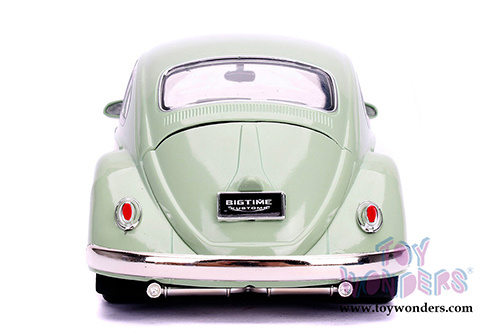 Jada Toys - Metals Die Cast Bigtime Kustoms | Volkswagen Beetle Hardtop (1959, 1/24 scale diecast model car, Green) 99020