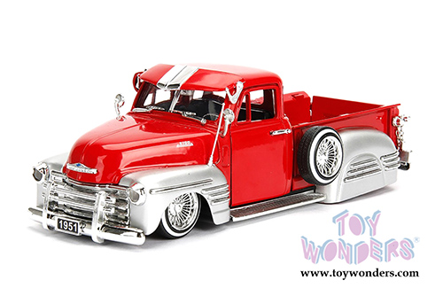 Jada Toys - Metals Die Cast Just Trucks | Chevy Pickup (1951, 1/24 scale diecast model car, Asstd.) 99036DP1