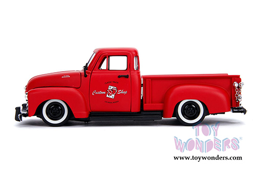Jada Toys - Metals Die Cast Just Trucks | Chevrolet&reg; 3100 Pick Up "Custom Shop" (1953, 1/24 scale diecast model car, Asstd.) 99039DP1