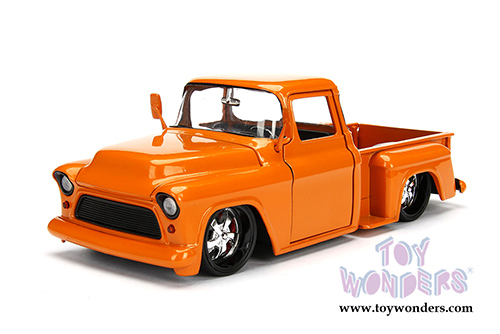 Jada Toys - Metals Die Cast Just Trucks | Chevy Stepside Pickup (1955, 1/24 scale diecast model car, Asstd.) 99042DP1