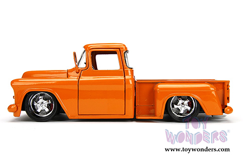Jada Toys - Metals Die Cast Just Trucks | Chevy Stepside Pickup (1955, 1/24 scale diecast model car, Asstd.) 99042DP1