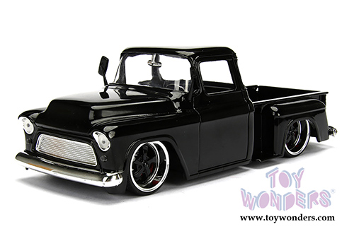 Jada Toys - Metals Die Cast Just Trucks | Chevy Stepside Pickup (1955, 1/24 scale diecast model car, Asstd.) 99042DP1