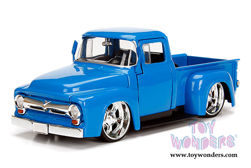 Jada Toys - Metals Die Cast Just Trucks | Ford F-100 Pickup (1956, 1/24 scale diecast model car, Asstd.) 99043WA1