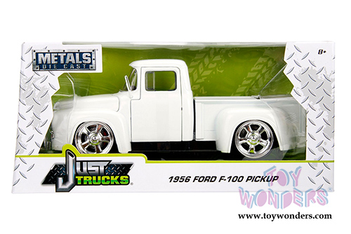 Jada Toys - Metals Die Cast Just Trucks | Ford F-100 Pickup (1956, 1/24 scale diecast model car, Asstd.) 99043WA1