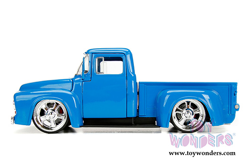 Jada Toys - Metals Die Cast Just Trucks | Ford F-100 Pickup (1956, 1/24 scale diecast model car, Asstd.) 99043WA1