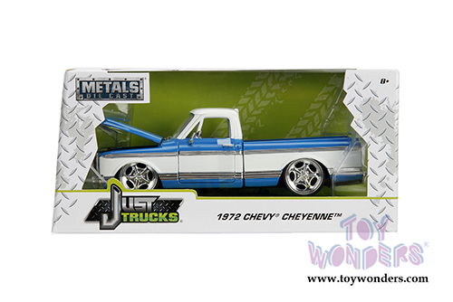 Jada Toys - Metals Die Cast Just Trucks | Chevy Cheyenne Pickup (1972, 1/24 scale diecast model car, Asstd.) 99046WA1