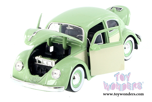 Jada Toys - Metals Die Cast | Bigtime Kustoms Volkswagen Beetle Hardtop (1959, 1/24 scale diecast model car, Asstd.) 99054D