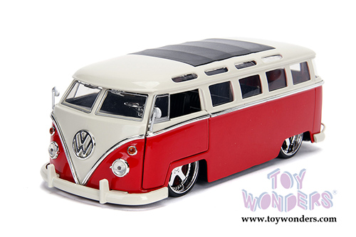Jada Toys Bigtime Kustoms - Volkswagen Bus (1962, 1/24 scale diecast model car, Asstd.) 99055DP1