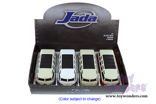 Jada Toys Bigtime Kustoms - Volkswagen Bus (1962, 1/24 scale diecast model car, Asstd.) 99055DP1