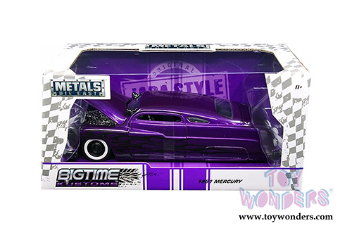 Jada Toys - Metals Die Cast Bigtime Kustoms | Mercury Hard Top (1951, 1/24 scale diecast model car, Asstd.) 99060WA1