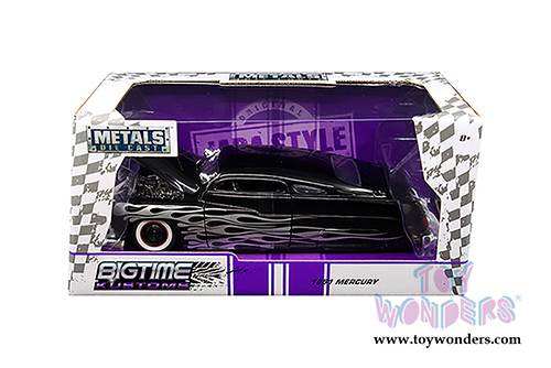 Jada Toys - Metals Die Cast Bigtime Kustoms | Mercury Hard Top (1951, 1/24 scale diecast model car, Asstd.) 99060WA1