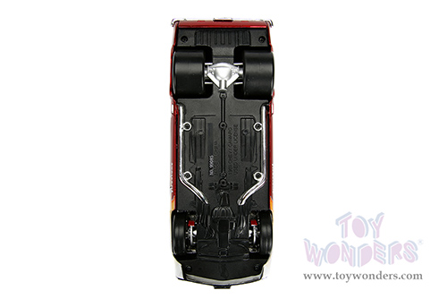 Jada Toys Bigtime Muscle - Chevrolet® Camaro® (1969, 1/24 scale diecast model car, Candy Red/w Yellow Flames) 99085