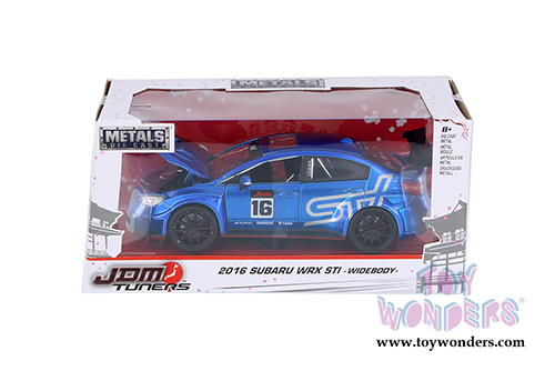 Jada Toys - Metals Die Cast | JDM Tuners&trade; Subaru WRX STI Widebody Hard Top (2016, 1/24, diecast model car, Asstd.) 99089WA1