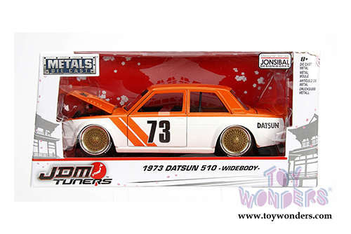 Jada Toys - Metals Die Cast | JDM Tuners&trade; Datsun 510 Widebody #73 (1973, 1/24, diecast model car, Asstd.) 99094WA1