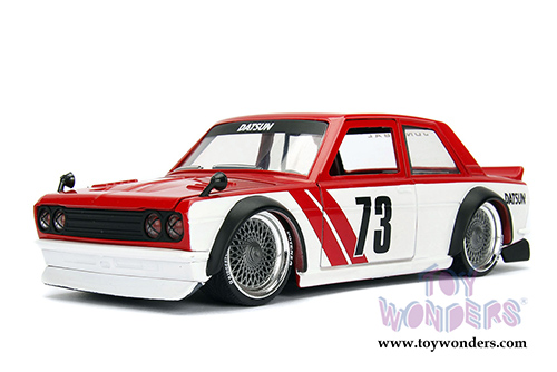 Jada Toys - Metals Die Cast | JDM Tuners&trade; Datsun 510 Widebody #73 (1973, 1/24, diecast model car, Asstd.) 99094WA1