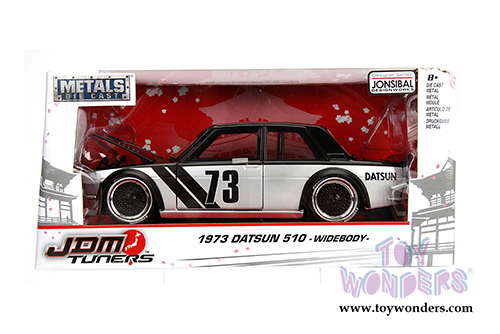 Jada Toys - Metals Die Cast | JDM Tuners&trade; Datsun 510 Widebody #73 (1973, 1/24, diecast model car, Asstd.) 99094WA1