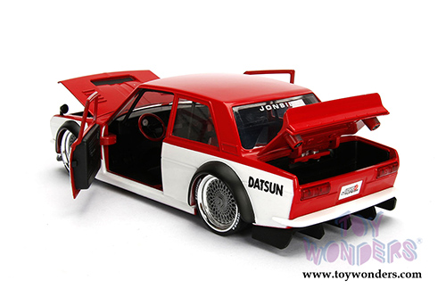 Jada Toys - Metals Die Cast | JDM Tuners&trade; Datsun 510 Widebody #73 (1973, 1/24, diecast model car, Red) 99097