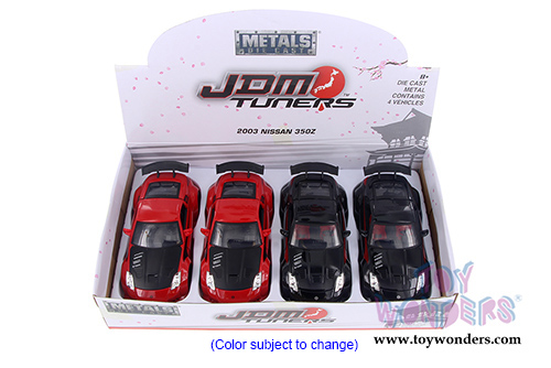 Jada Toys - Metals Die Cast | JDM Tunersâ„¢ Nissan 350Z Hardtop (2003, 1/24, diecast model car, Asstd.) 99112DP1