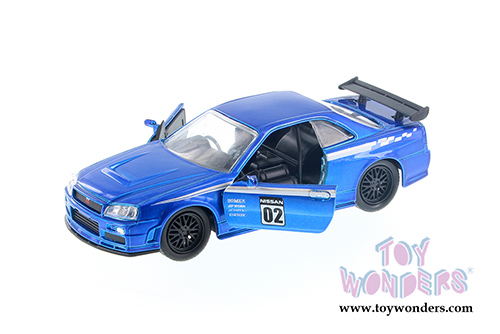 Jada Toys - Metals Die Cast | JDM Tuners&trade; Nissan Skyline GT-R Hardtop (2002, 1/32, diecast model car, Asstd.) 99136WA1