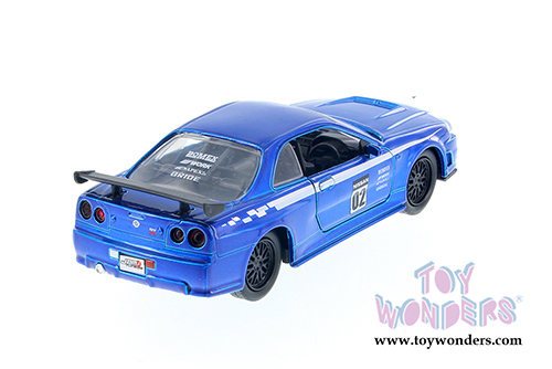 Jada Toys - Metals Die Cast | JDM Tuners&trade; Nissan Skyline GT-R Hardtop (2002, 1/32, diecast model car, Asstd.) 99136WA1