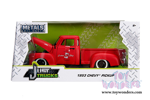 Jada Toys - Metals Die Cast Just Trucks | Chevrolet&reg; 3100 Pickup "Custom Shop" (1953, 1/24 scale diecast model car, Primer Red) 99178