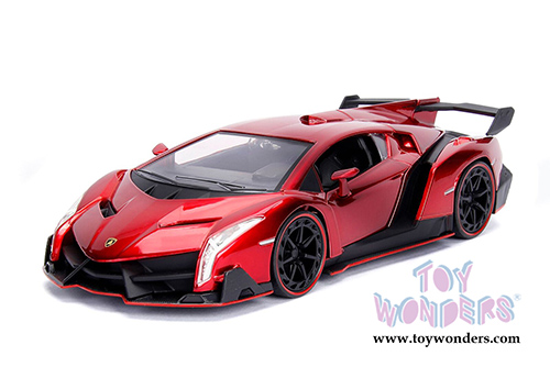 Jada Toys - Metals Die Cast | Hyper-Spec Lamborghini Veneno Hardtop (2017, 1/24, diecast model car, Asstd.) 99325WA1