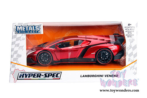 Jada Toys - Metals Die Cast | Hyper-Spec Lamborghini Veneno Hardtop (2017, 1/24, diecast model car, Asstd.) 99325WA1
