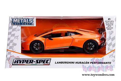 Jada Toys - Metals Die Cast | Hyper-Spec Lamborghini Huracán Performante Hardtop (2017, 1/24, diecast model car, Asstd.) 99355WA1