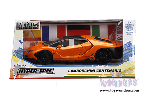 Jada Toys - Metals Die Cast | Hyper-Spec Lamborghini Centenario Hard Top (2017, 1/24, diecast model car, Asstd.) 99360WA1