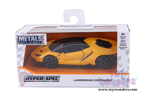 Jada Toys - Metals Die Cast | Hyper-Spec Lamborghini Centenario Hardtop (2017, 1/32, diecast model car, Asstd.) 99401WA1